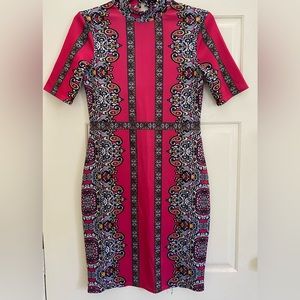 NWT Pink Patterned Dress by NY & C-Size Medium